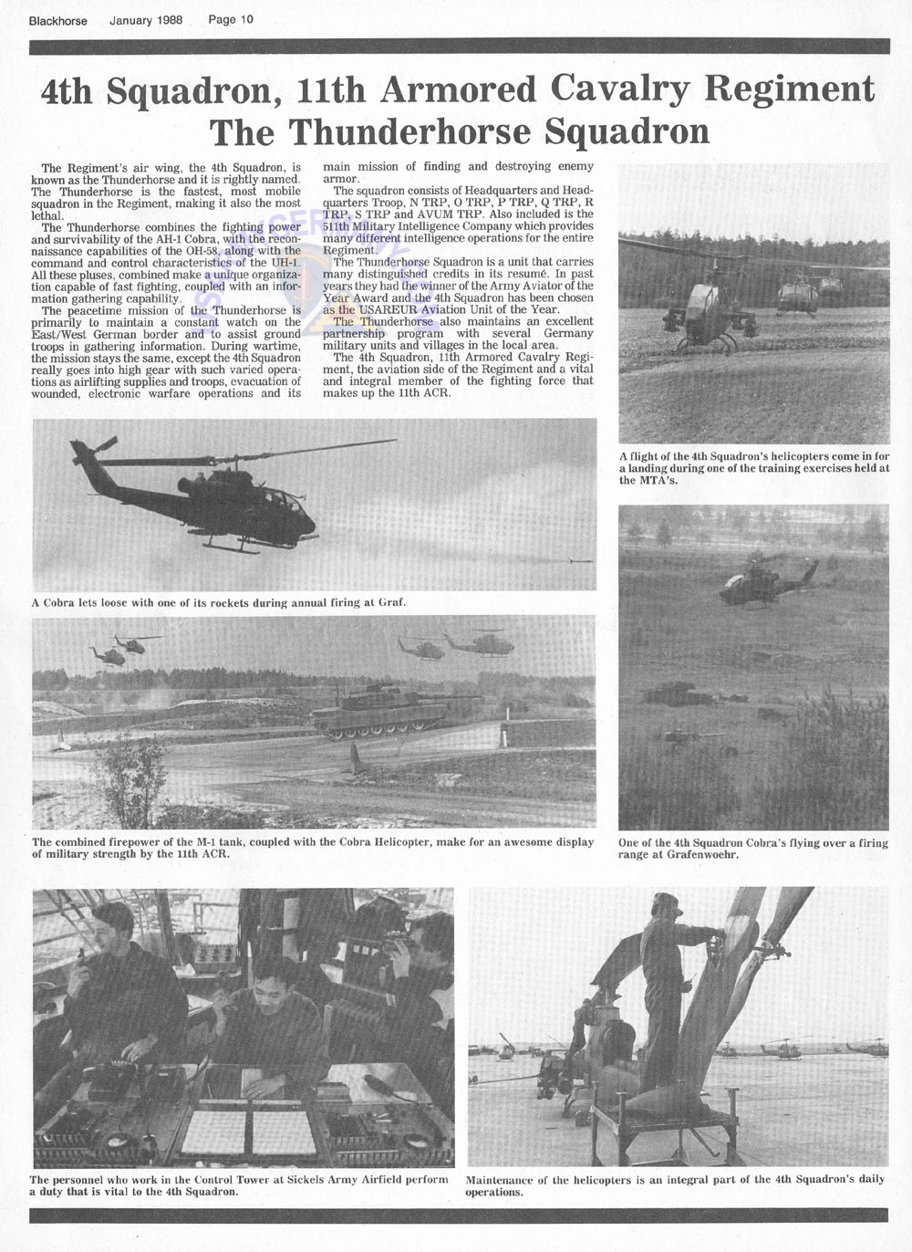 USAREUR Docs 11th ACR Blackhorse